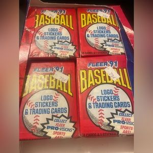 1991 Fleer Baseball Card Packs